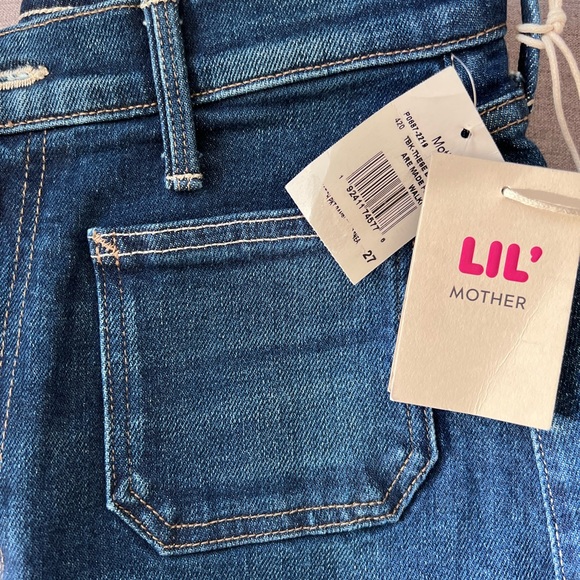 NWT Mother Patch Pocket High Waist Jeans - Picture 3 of 5